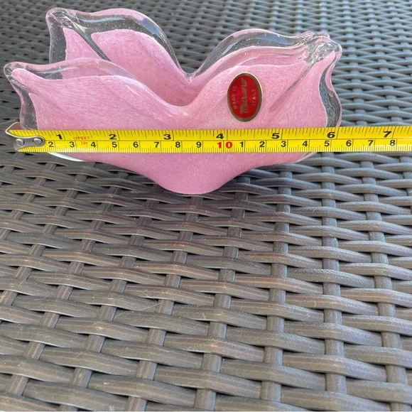 Vintage Italian Murano Glass Napkin Holder - Picture 6 of 10